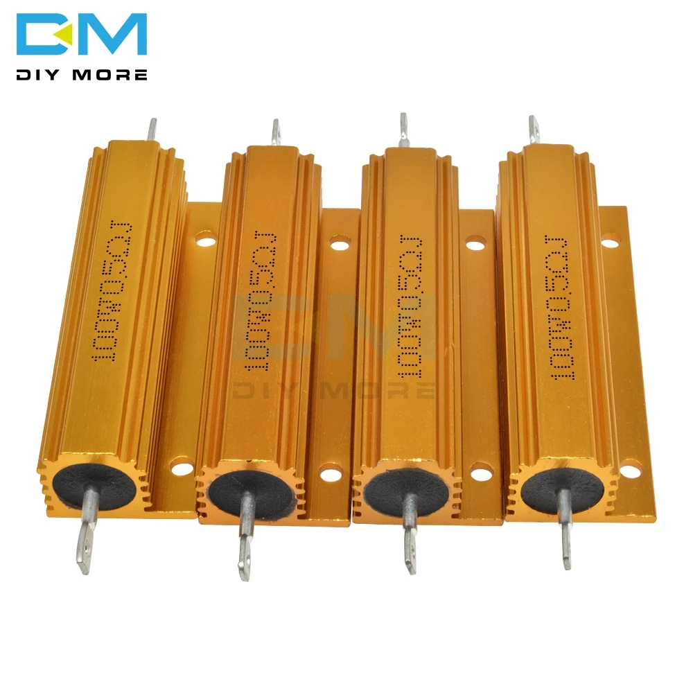 0.5R 1R 2R 4R 6R 8R 10R 20R 100W 5%+ 5%-5% Алюминий корпус занимает чехол Мощность с проволочной обмоткой резистор 0,5/1/2/4/6/8/10/20/50/ 100 Ом