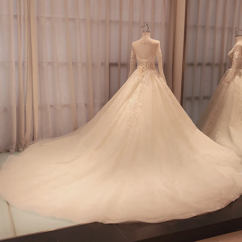 Женское бальное платье со шнуровкой свадебное с блестками новинка 2020 свадебные