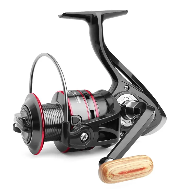 Fishing Reel Metal Spool Spinning Reel HB 1000-7000 8KG Max Drag Stainless Steel Handle Line Spool Saltwater Fishing Wheel