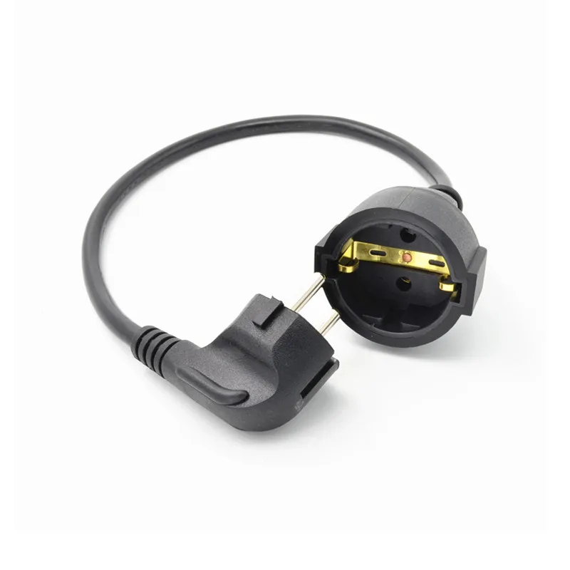 Европейский шнур питания немецкий штекер гнездо Удлинительный для ПК компьютера