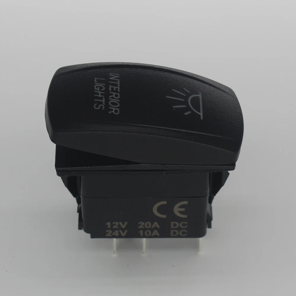 IP68 Waterproof 24V/10A 12V/20A LED OFF-ROAD Car Bus Marine Push Button Rocker Toggle Switch INTERIOR LIGHT | Строительство и