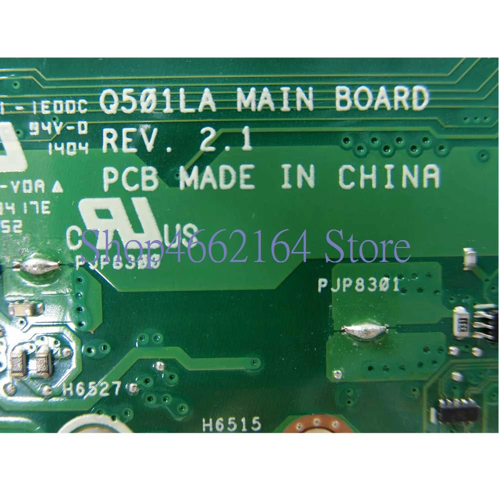 Bestellen Q501LA Mainboard REV 2,1 SR170 I5-4200 Prozessor 4GB RAM Für ASUS Q501 Q501L Q501LA Laptop Motherboard Q501LA Motherboard Test Ok