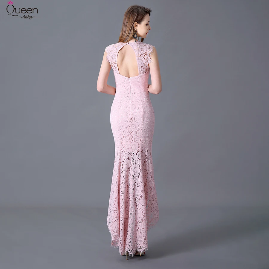 Кружевное платье русалки для выпускного вечера асимметричное королевы Abby без