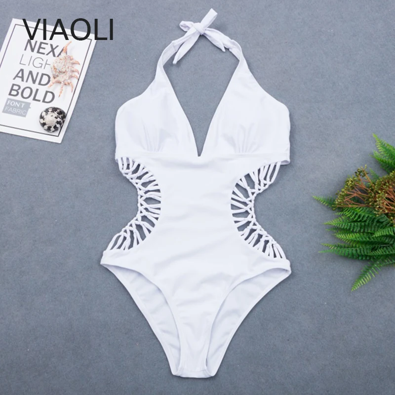Слитный бандажный бикини Женский Монокини сексуальный женский купальник