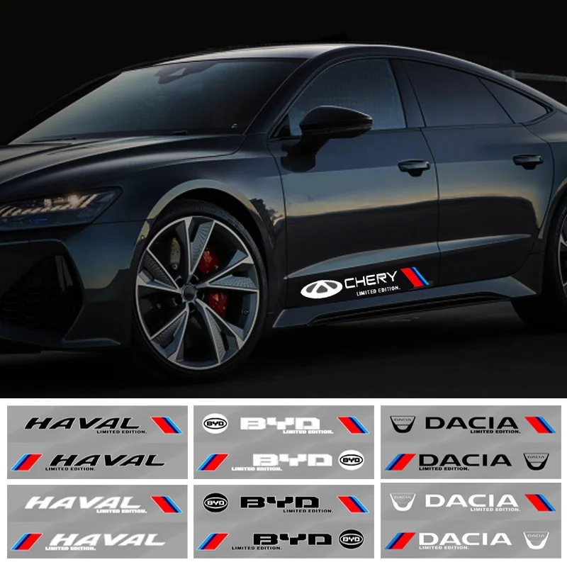 2 шт. наклейки на боковые и двери автомобиля для Chevrolet Cruze Sail Onix Corsa Aveo Sonic