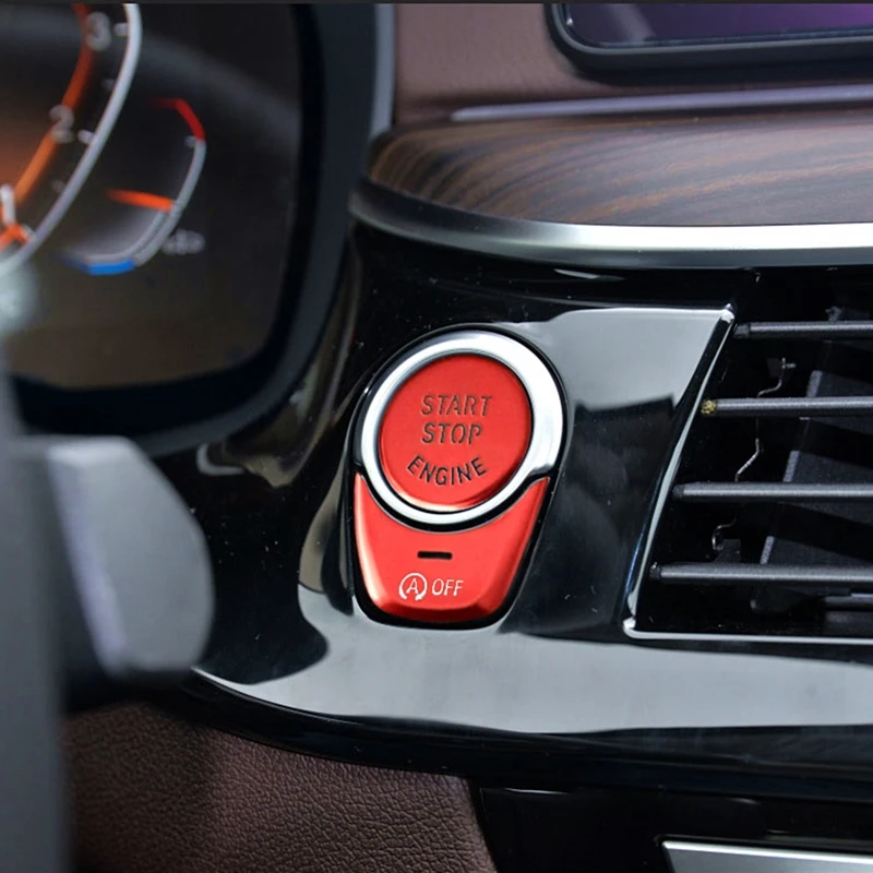 Для BMW 5 серии G30 G38 X3 G01 2018-2020 кнопки переключателя включения и остановки