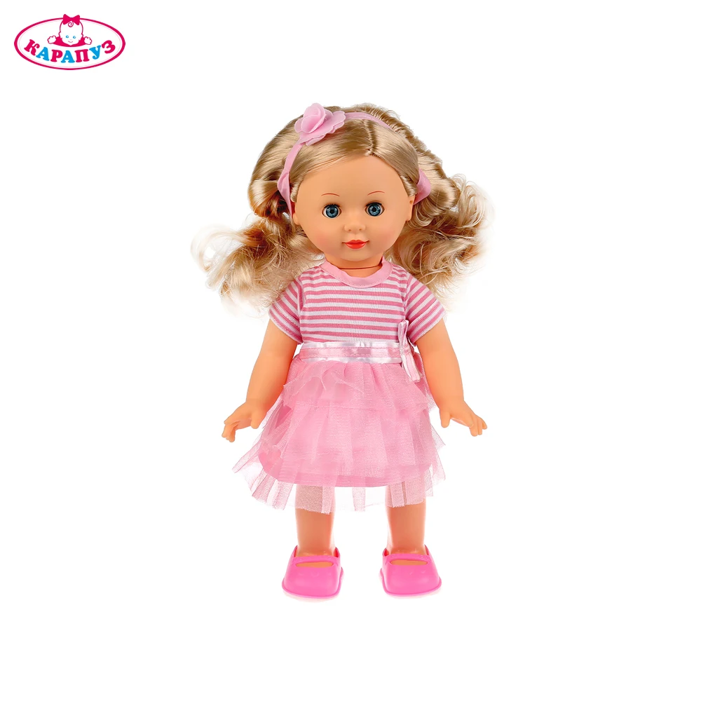 Кукла КАРАПУЗ Ника функциональная 30см ходит 7 стихов и песен 282882|Куклы| |