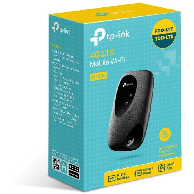 Модем TP-LINK M7200 2G/3G/4G внешний черный | Компьютеры и офис