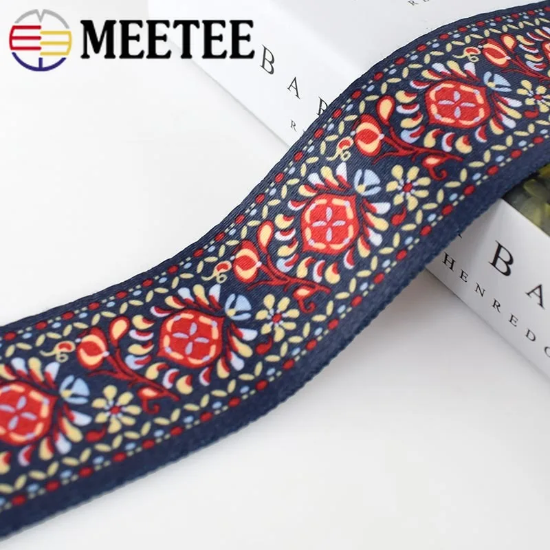 Ленты с этнической вышивкой 2 ярда 38/50 мм|Тесьма| |