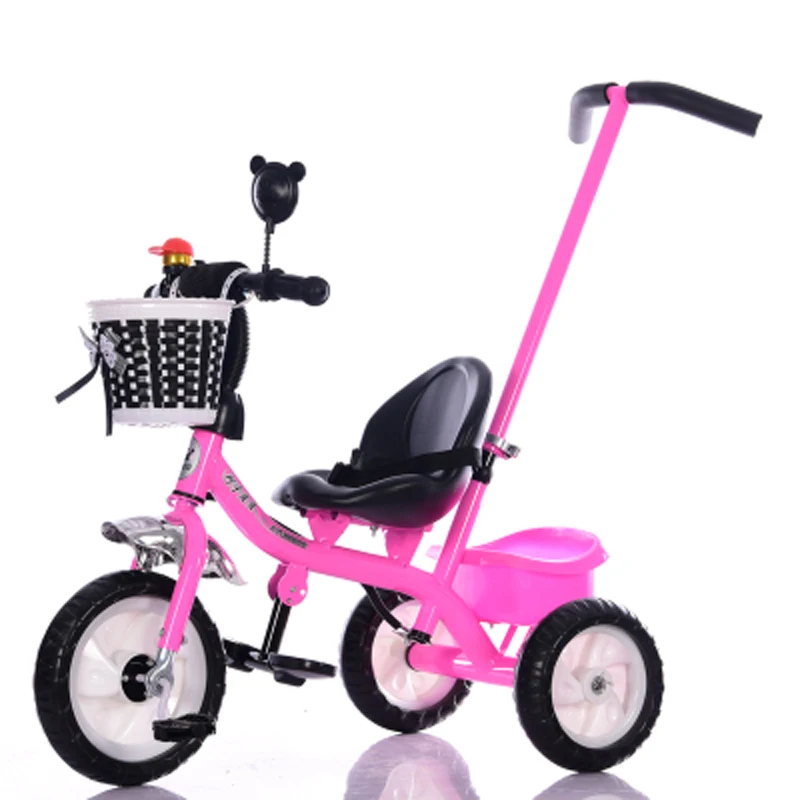 2 In 1 Baby Tricycle Stroller Three Wheels Stroller Baby Carriage Pram Toddler Child Tricycle Bicycle Jogging Stroller Buggies