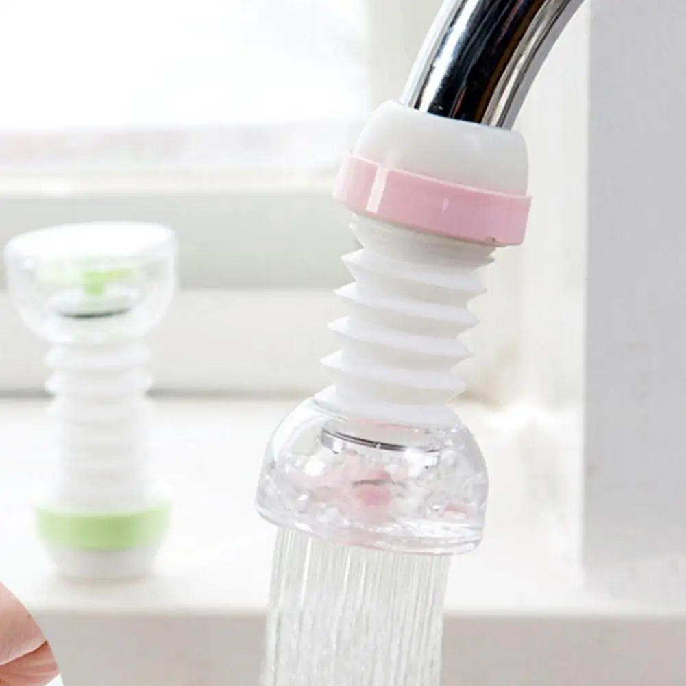 Вращающийся на носик для крана градусов распылитель кухни из ПВХ фильтр