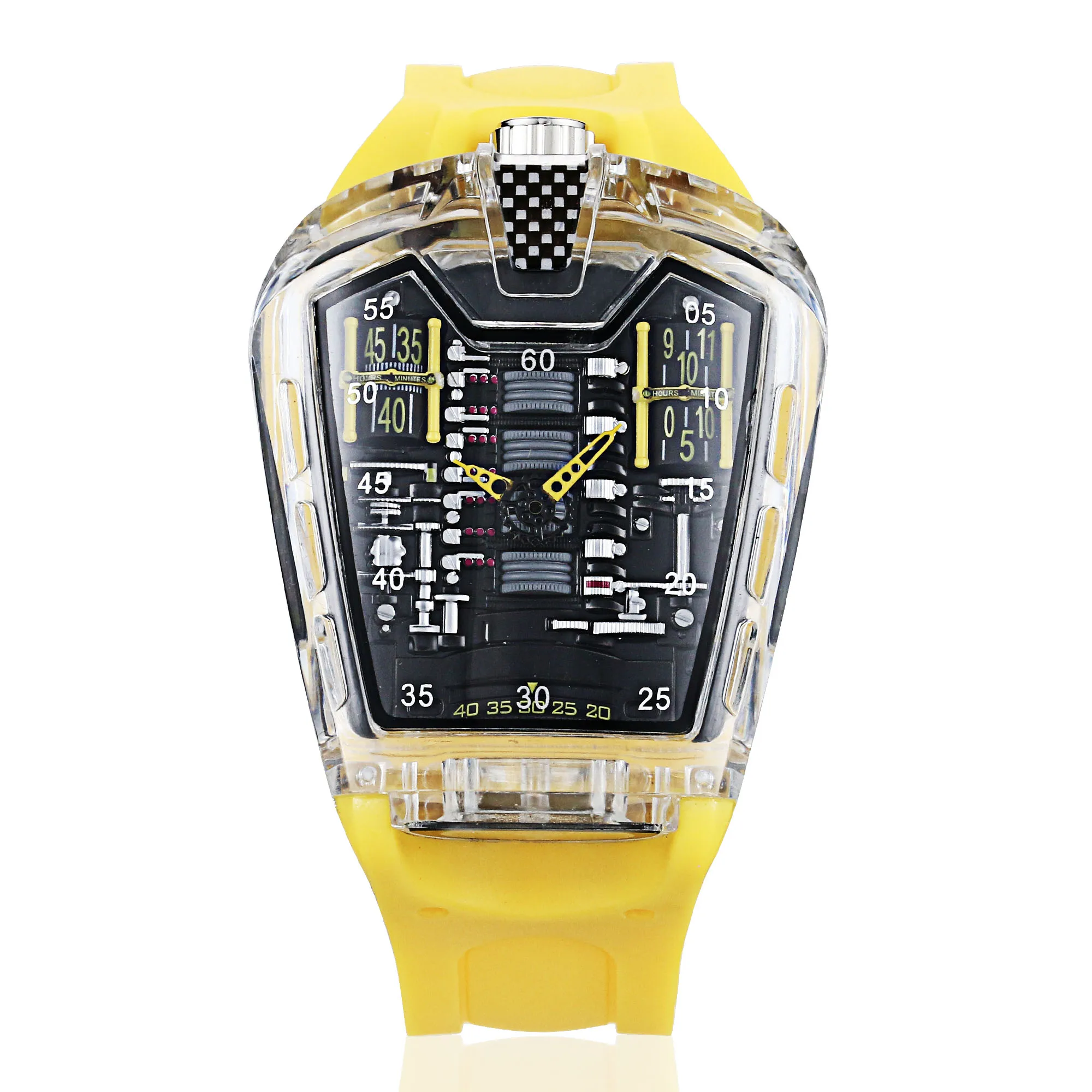 KIMSDUN Новые популярные мужские модные трендовые Классические кварцевые часы