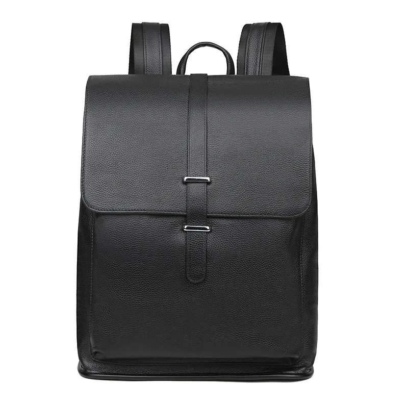 Top Layer Cowhide Men's Backpack Multi-functional Male Business Travel Bag New Design Shoulder Bag Water proof Laptop Backpack