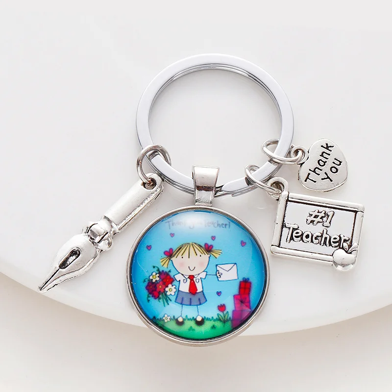 

New I Love Tooth Pendant Keychain Mini Toothbrush Toothpaste Keychain Fashion Jewelryn Gifts dentist dental glass keychain