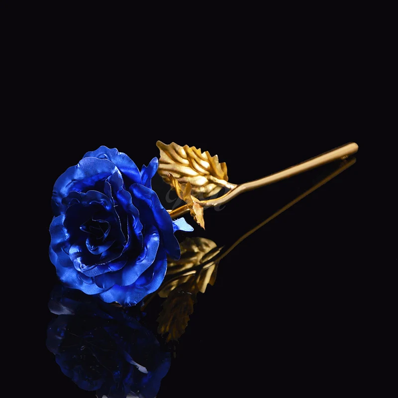 2020 Прямая поставка 24 каратная позолоченная Роза в любви искусственный вечный