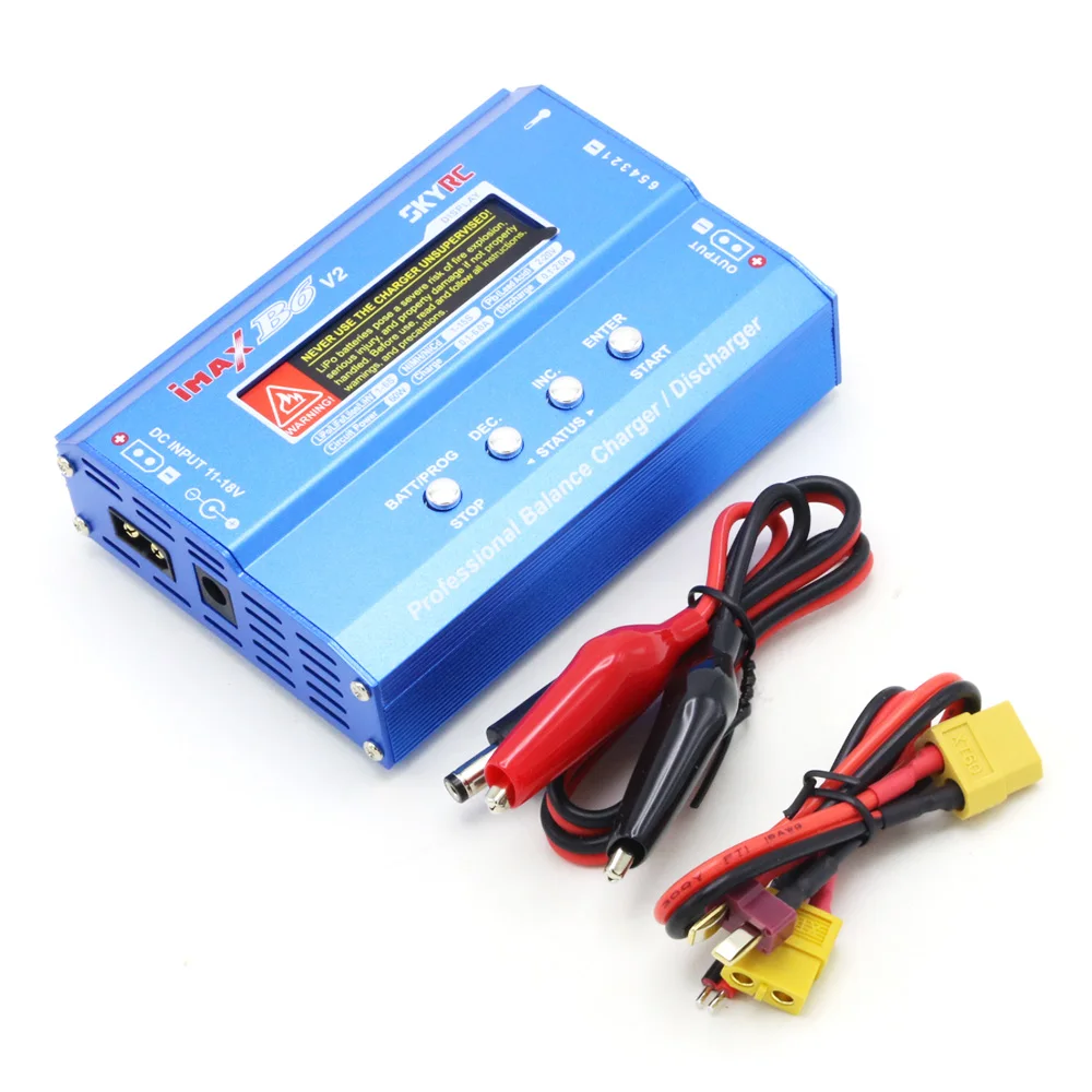 Оригинальное зарядное устройство SKYRC iMAX B6AC V2 50 Вт Lipo RC Dis для вертолета
