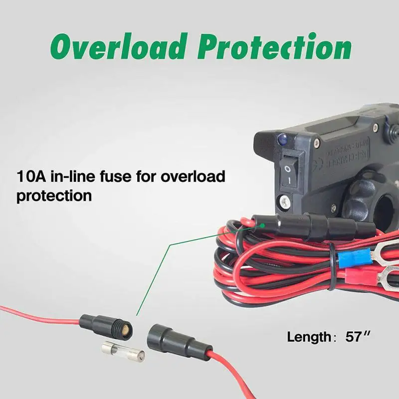 Алюминиевый руль мотоцикла держатель сотового телефона крепление USB быстрое