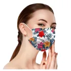 20 штук взрослых маски 2021 красивый кардиган, с цветочным принтом, модная летняя маски на каждый день 3-слой одноразовые повседневные маска для лица Mascarillas