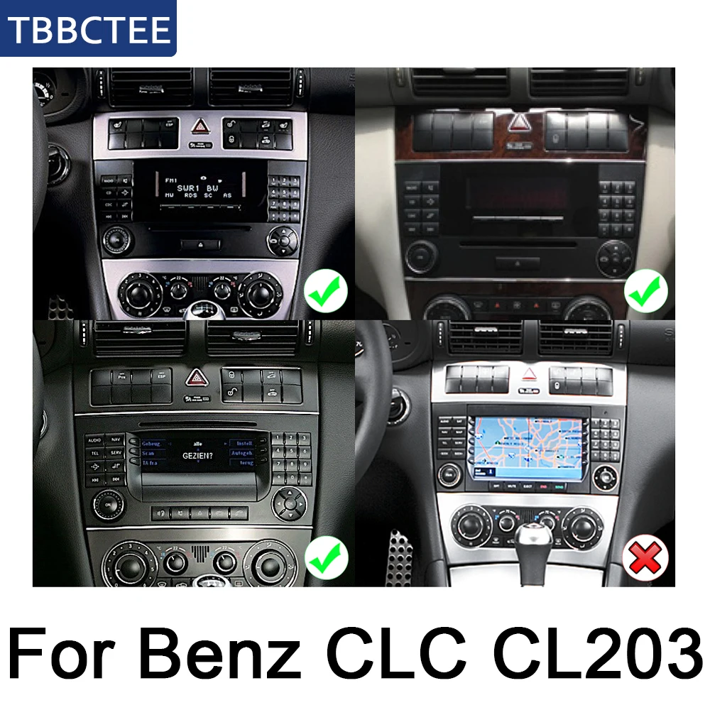 Для Mercedes Benz CLC Class CL203 2008 2009 2010 NTG Автомагнитола автомобильный dvd-плеер на основе