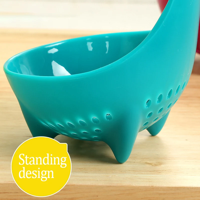 Swan Shaped Soup Colander Spoon Long Handled Dipper Ladle Colander Tableware Dinnerware Reusable Ladle Kitchen Gadgets Tools