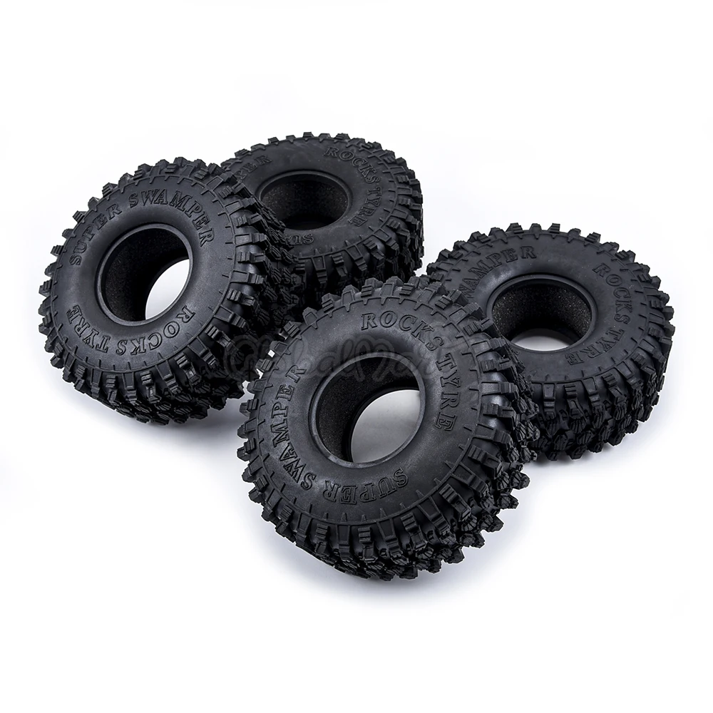 4 шт./лот 120 мм 1 9 дюйма резиновые шины/колесные шины для 1:10 RC Rock Crawler Axial SCX10 90047 D90 D110