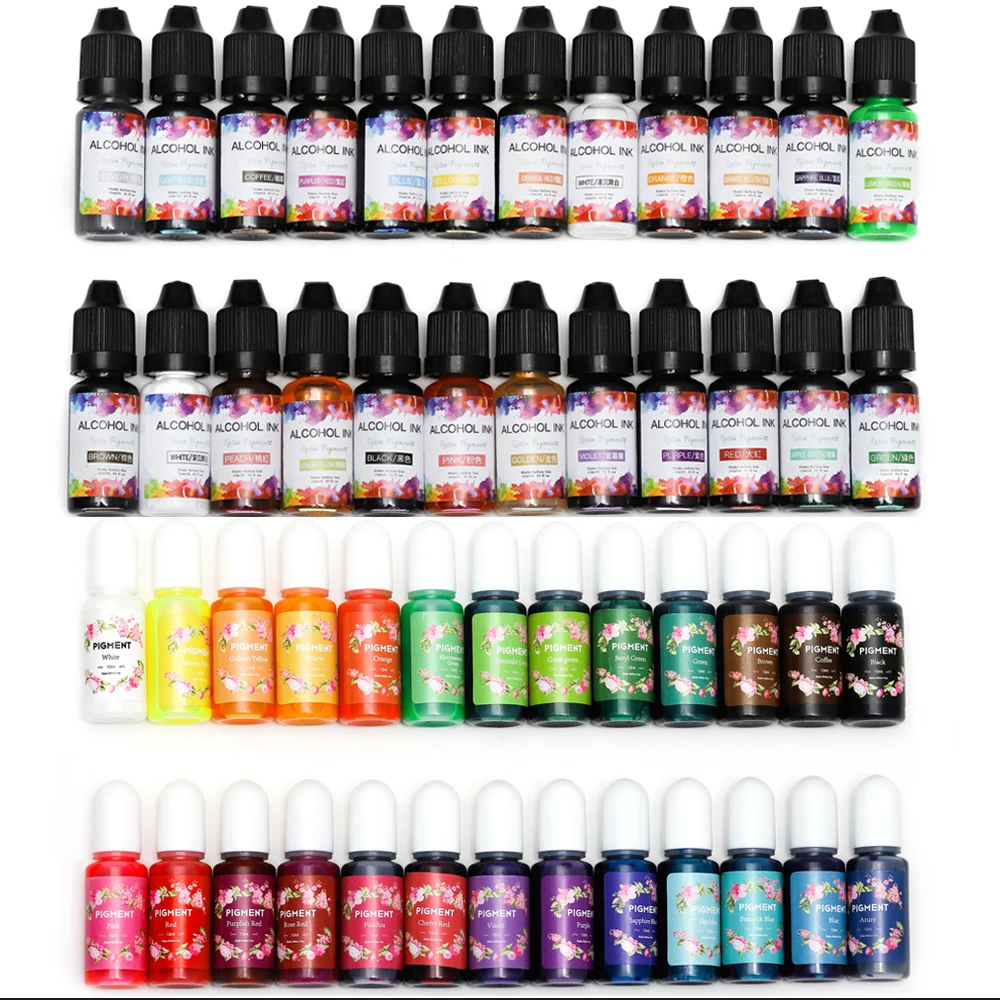 

6-26 Colors Epoxy Resin Pigment Kit Mica Powder Epoxy Resin Mold Liquid Colorant Dye Resin for DIY Jewelry Craft Making Supplies