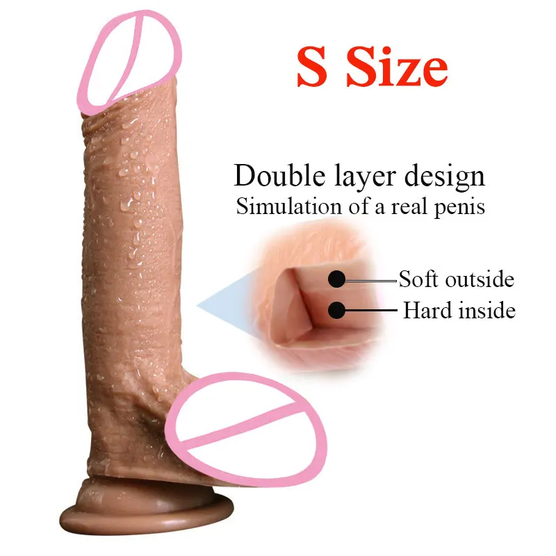 Большой реалистичный фаллоимитатор с присоской супер огромный член для