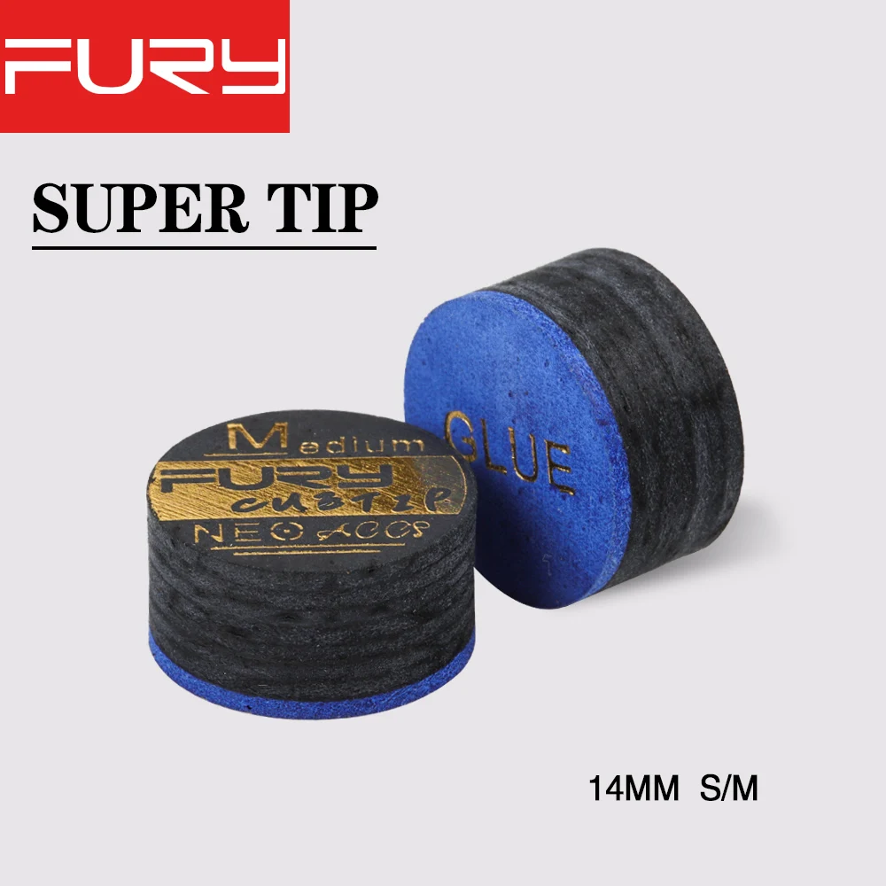 Оригинальный Fury Super Tips S M 14 мм наконечник восемь слоев свиной кожи Многослойные