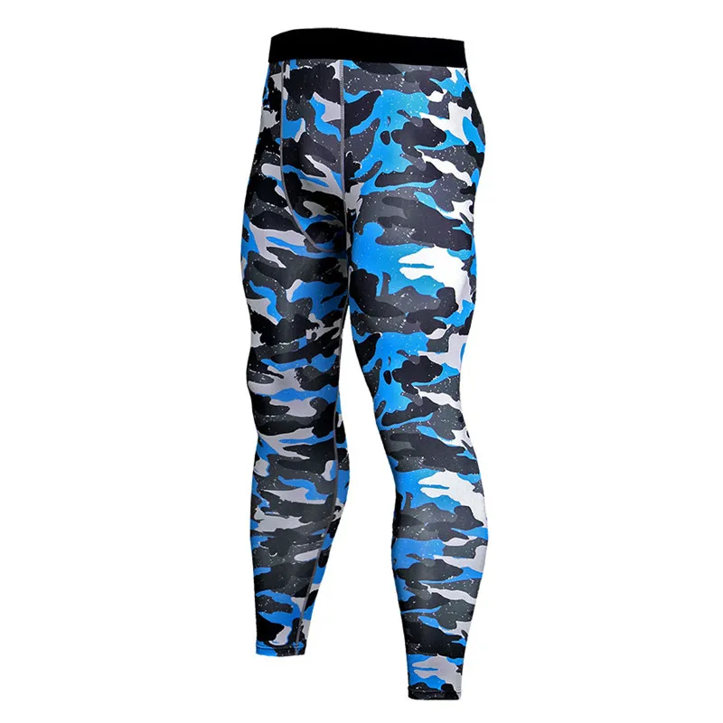 2019 новые мужские камуфляжные Компрессионные Леггинсы спортивные штаны для