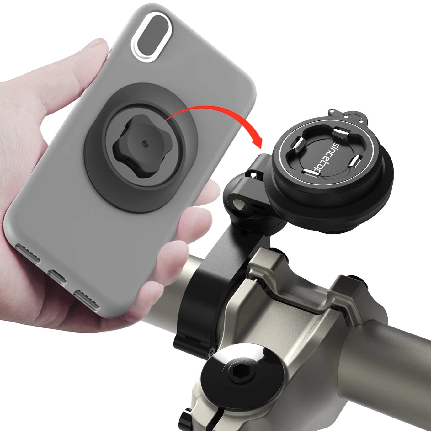 aluminum holder universal motorcycle handlebar phone holderwith shock absorber mountain bike mountain bike road bike moto free global shipping