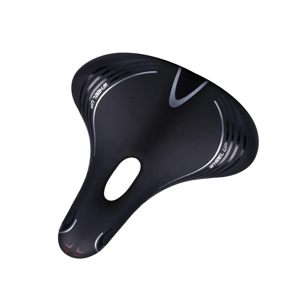 1 шт. велосипедное седло амортизирующая износостойкая черная подушка