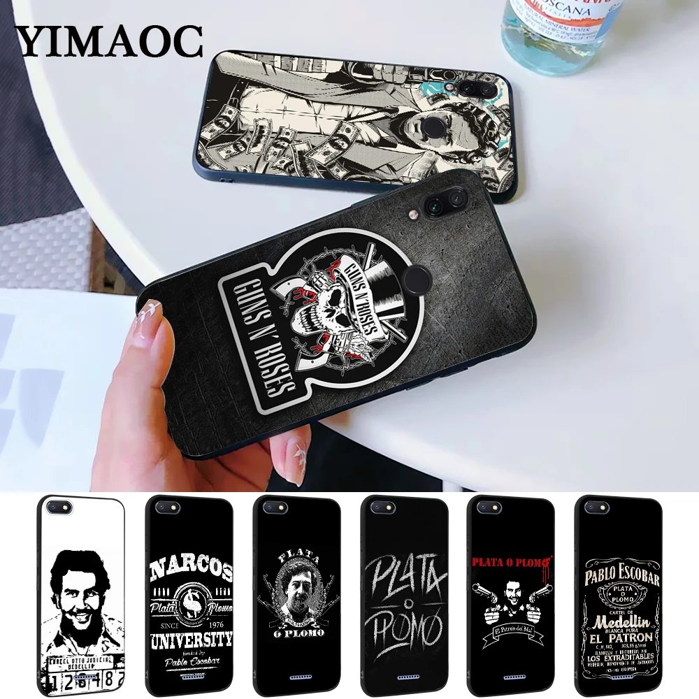 Narcos Pablo Escobar серебро или свинец силиконовый чехол для Redmi 4A 4X5 плюс 5A 6 Pro 6A 7 7A K20 S2 Go |