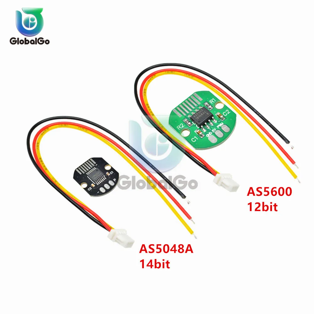 

AS5048 Magnetic Encoder Sets PWM/SPI Interface Precision 12bit 14 Bit no Brush Holder AS5600 Rotary Sensor for Brushless Motor