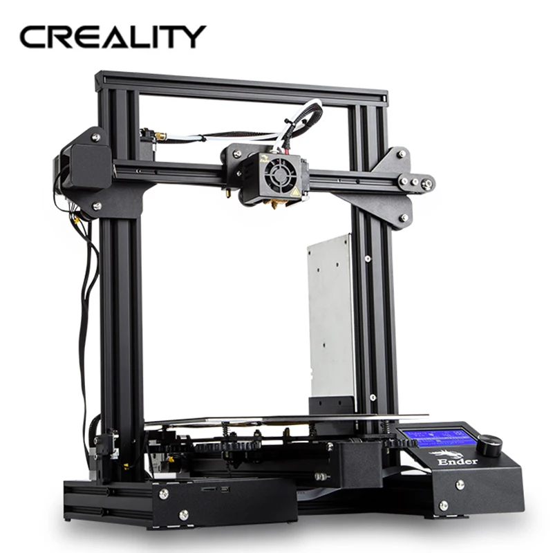 3D принтер creality ender 3/pro/v2/для PLA PETG ABS нейлон/из России/anycubic/DIY комплект