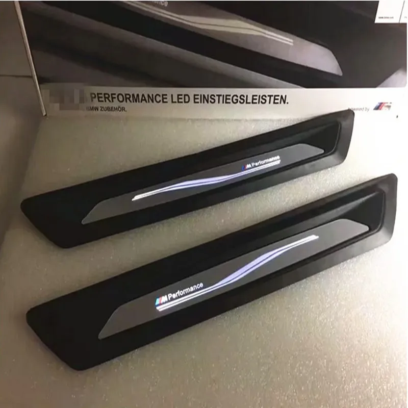 Пара освещения порога двери для BMW 1 2 3 5 серии X1 X3 F30 F31 F34 F35 M производительность шаг