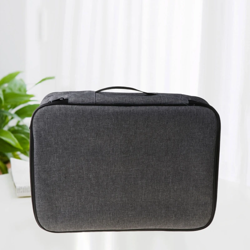 

Document Ticket Storage Bag Waterproof 3 Layers Large Capacity For Home Travel