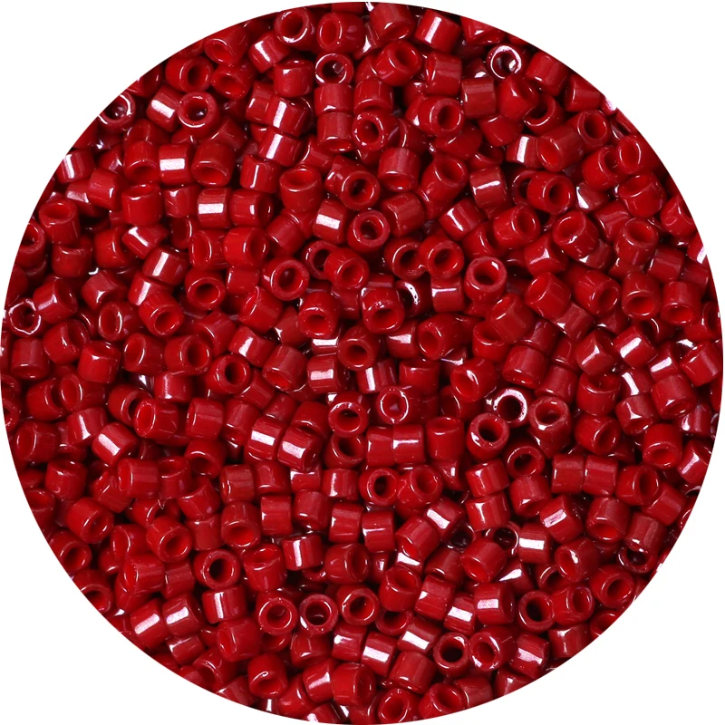 

FAIRYWOO 5 Grams/Bag DIY Jewelry Beads For Bracelet Kit Miyuki Bead DB654 Dark Red Handmade Luxury Necklace Material Wholesale