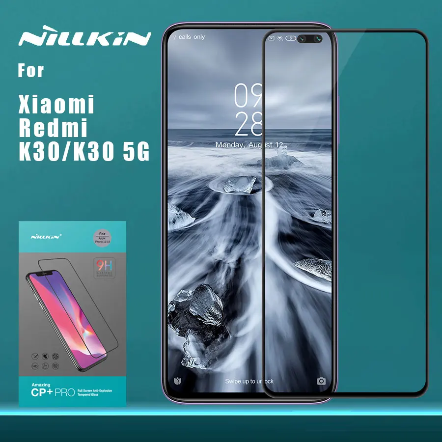 Стекло Nillkin для Xiaomi Redmi K30 5G K20 Pro 7A Note 8 полное покрытие закаленное стекло Mi 9T A3 CC9 Mix 3