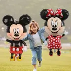 Огромный мультяшный фольгированный воздушный шар Микки и Минни Маус Disney для детей, украшения детский душ вечерние день рождения, классический подарок для игрушка для мальчиков и девочек