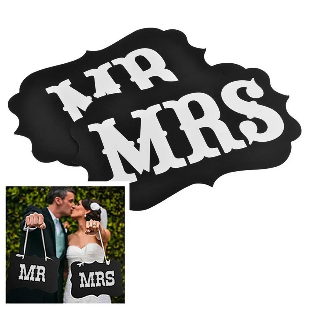 Большой размер Mr &amp Mrs свадебное украшение гирлянда баннер сувениры фото