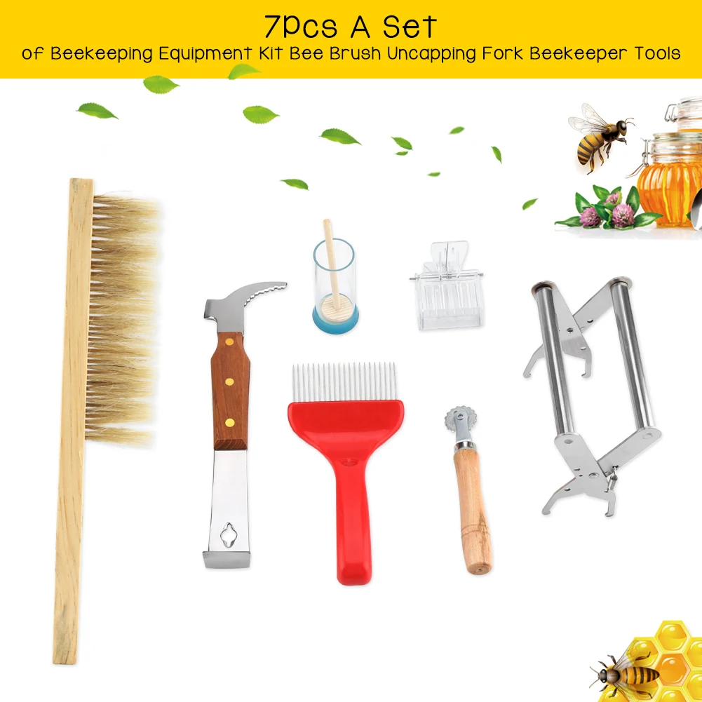 

Honey Harvest Bee Hive Beekeeping King Box Honey Dippers Beekeeping Tools Beehive Frame Grip Beekeeping Equipment Kit