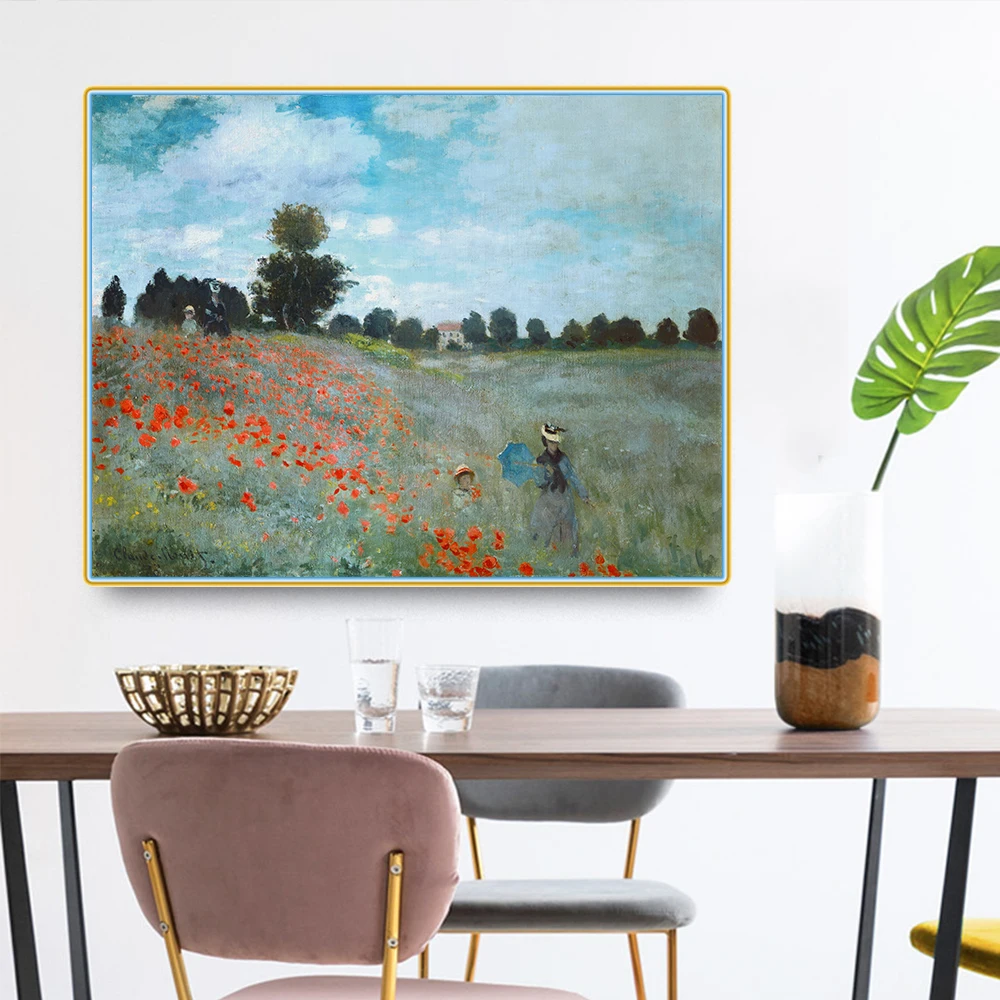 Цитон Клода монета Wild дикие Маки возле аргентеuil Canvas картина маслом на холсте