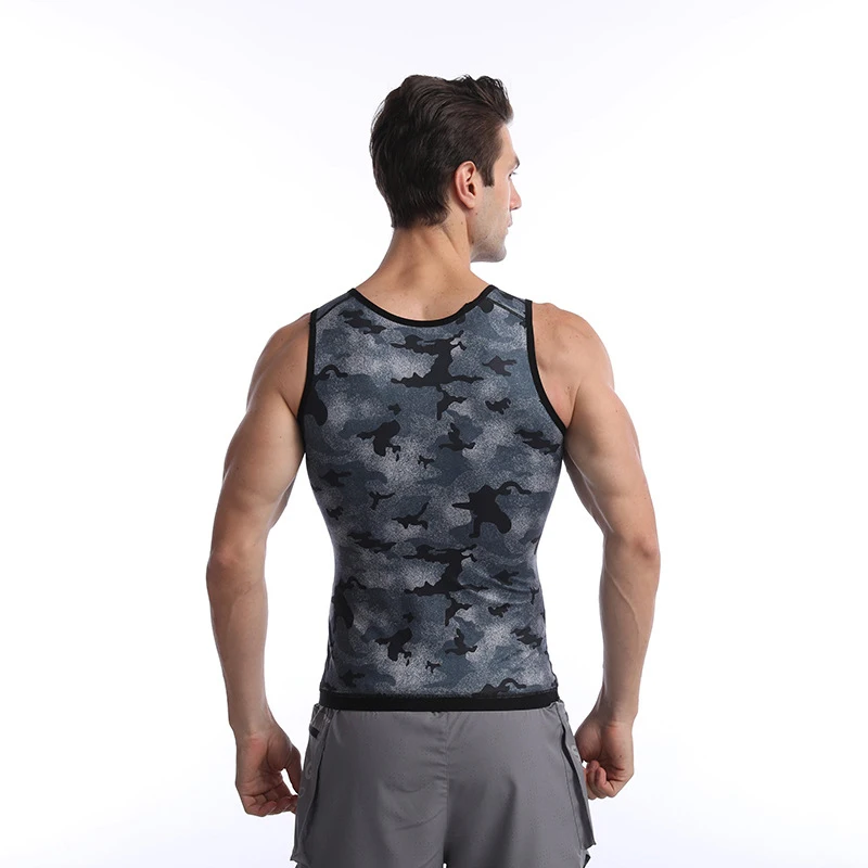 Sauna Heat Trapping Vest for Men Weight Loss Shirt Men's Premium Slimming Polymer Workout Sweat Tank Top
