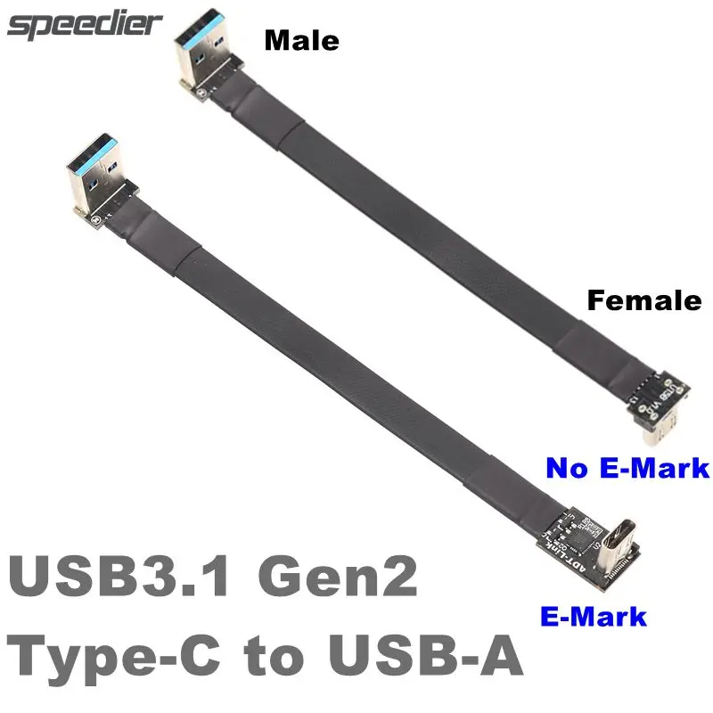 

Внутренний кабель-удлинитель USB C-USB A с чипом «штырь-гнездо», USB 3,1, кабель для передачи данных для GPS, HD TV, ПК, USB 3,1, удлинитель кабеля