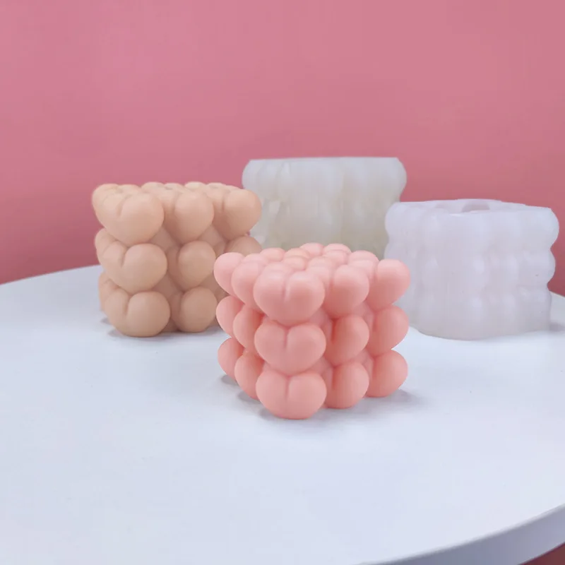 Силиконовая форма Волшебный куб для свечей сделай сам создания 3D сердца и мыла из
