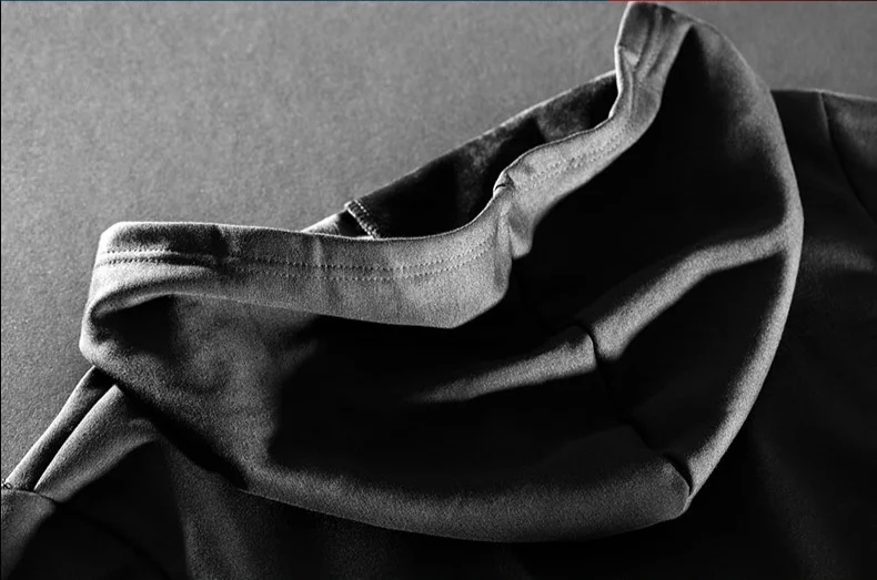 ZOGAA в готическом стиле мужские толстовки с капюшоном на каждый день модная черная