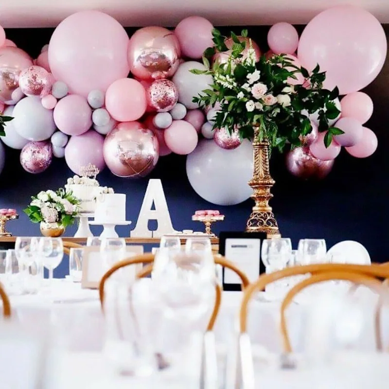 &quotСделай сам&quot Макарон воздушные шары гирлянды арочный комплект из розового