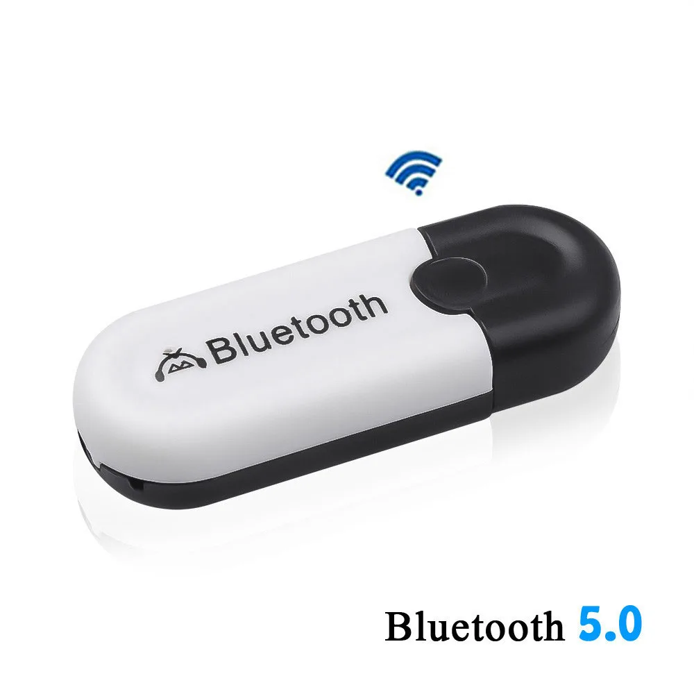

2 in 1 Wireless Bluetooth 5.0 Receiver Adapter Car AUX Audio USB Dongle Adapter 3.5mm Jack For Headphone Car Speaker Kit