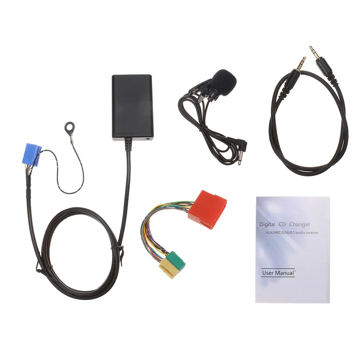 car bluetooth aux handfree usb adapter music audio aux in cable for audi a3 8l 8p a4 b5 b7 a6 4b a8 4d free global shipping