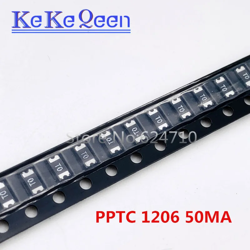100 шт. 3216 1206 A 2A 3A SMD сбрасываемый предохранитель PPTC полипереключатель SelfRecovery